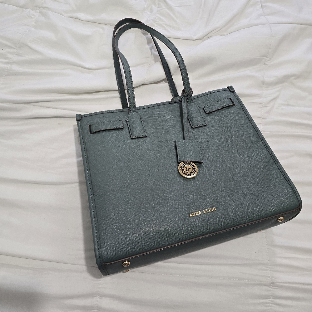 Anne Klein Green Tote Bag